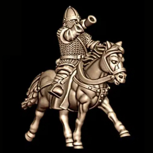 Anglo-Saxon Mounted War Horn Bearer